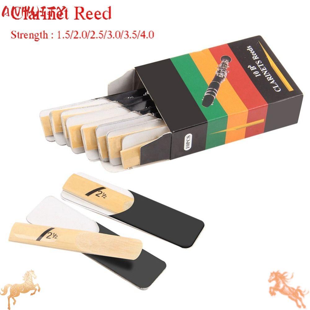 ANHUITYJ แซ็กโซโฟนนกหวีด, 10 ชิ้น 1.5/2.0/2.5/3.0/3.5/4.0 Clarinet Reed, Reed Bb Strength Bb Tone Cl