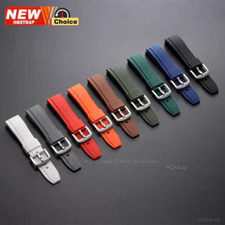กีฬาสายนาฬิกาซิลิโคน 20 มม. 22 มม.Smartwatch Universal Watchband ยางรัดผู้หญิงผู้ชายเข็มขัดกันน้ํา