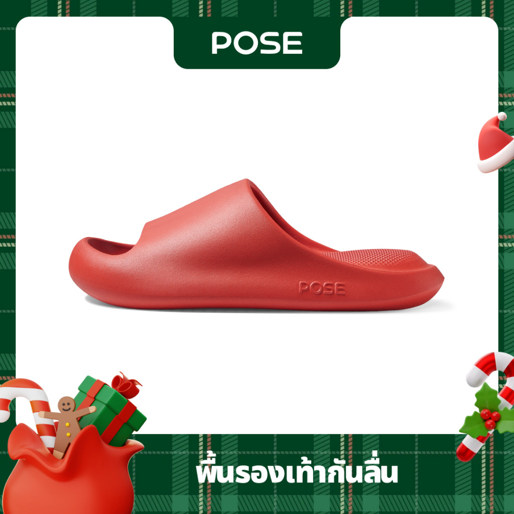 รองเท้าแตะ POSE Cloud Bounce Cat Paw พื้นนุ่มกันกระแทกกันลื่น สําหรับใช้ในบ้าน