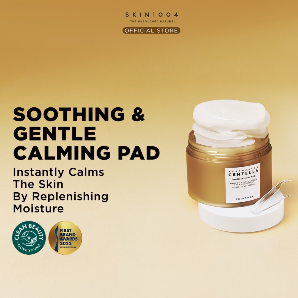 SKIN1004 Madagascar Centella Quick Calming Pad 130ml (ปลอดบุหรี่)
