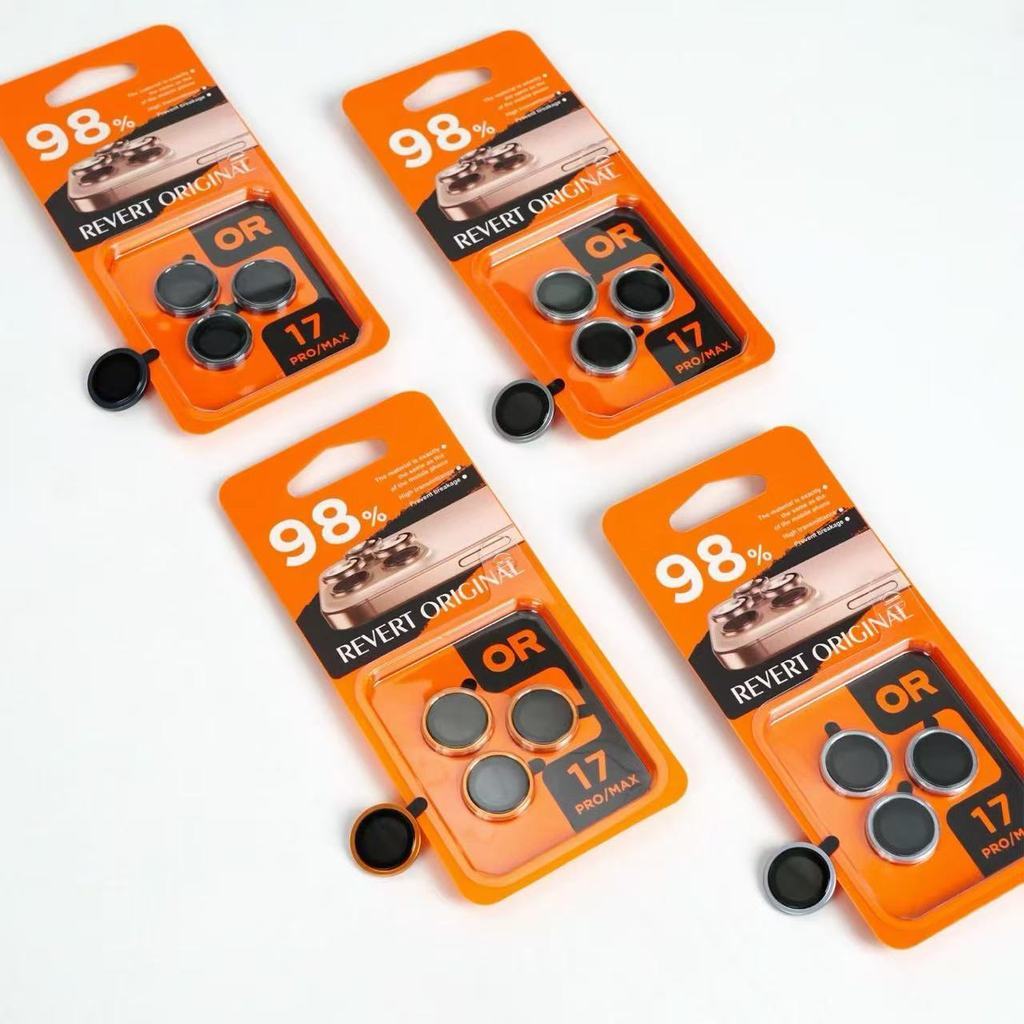 ใหม่! ฟิล์มเลนส์ไทเทเนียม สีตามเครื่องจริง 1:1 ปกป้องระดับพรีเมียม สำหรับ iPhone 17PROMAX 16PLUS 15 14PRO 13PROMAX 12PRO - รูปที่ 7