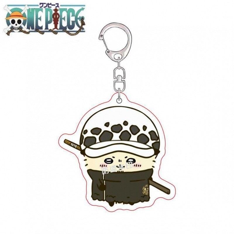 Chiikawa-One piece Monkey Luffy Roronoa Zoro พวงกุญแจอะคริลิคอนิเมะ อุปกรณ์เสริมหน้า
