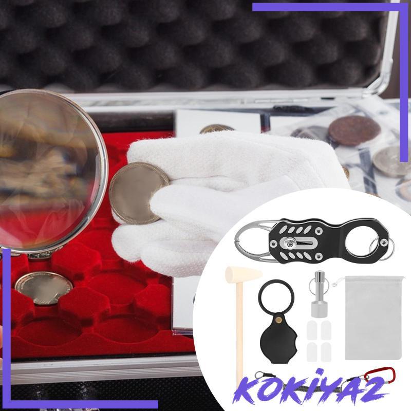 [Kokiya2] เหรียญ Ping Resonance Test ขนาดพกพาชุดใช้งานง่ายสําหรับเหรียญทองเงินโทเค็นการตรวจสอบและการ