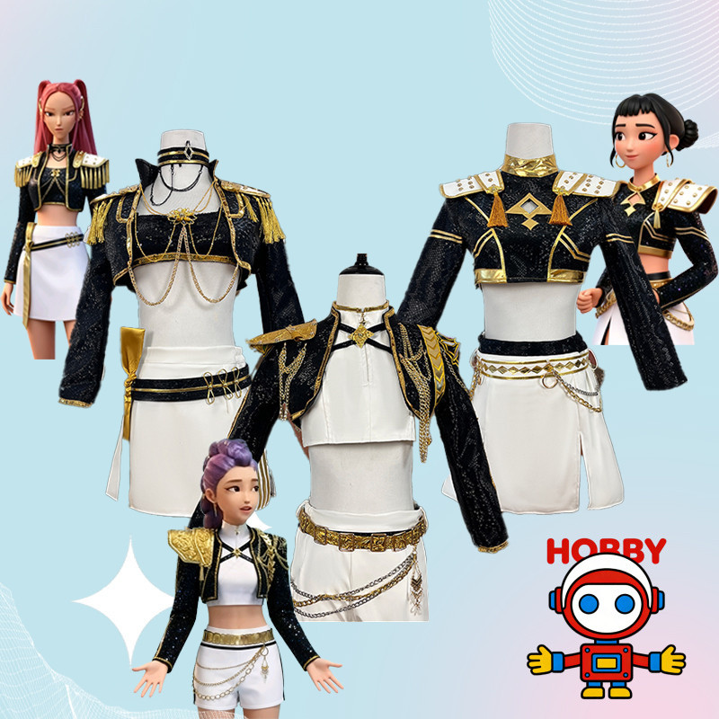 ชุดcosplay K-pop Witch Hunters แบบ Rumi และ Zoey สีดำ พร้อมเป็นของขวัญวันเกิด