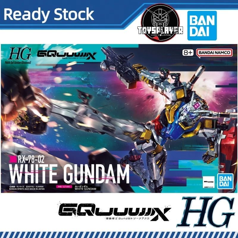 BANDAI HG 1/144 White Gundam Model Kits (GQ)