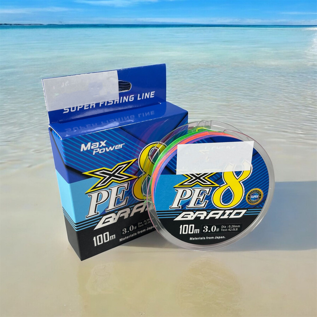 TaffiSPORT PE 8 สายตกปลาถัก Strand 100M 3.0 - X8