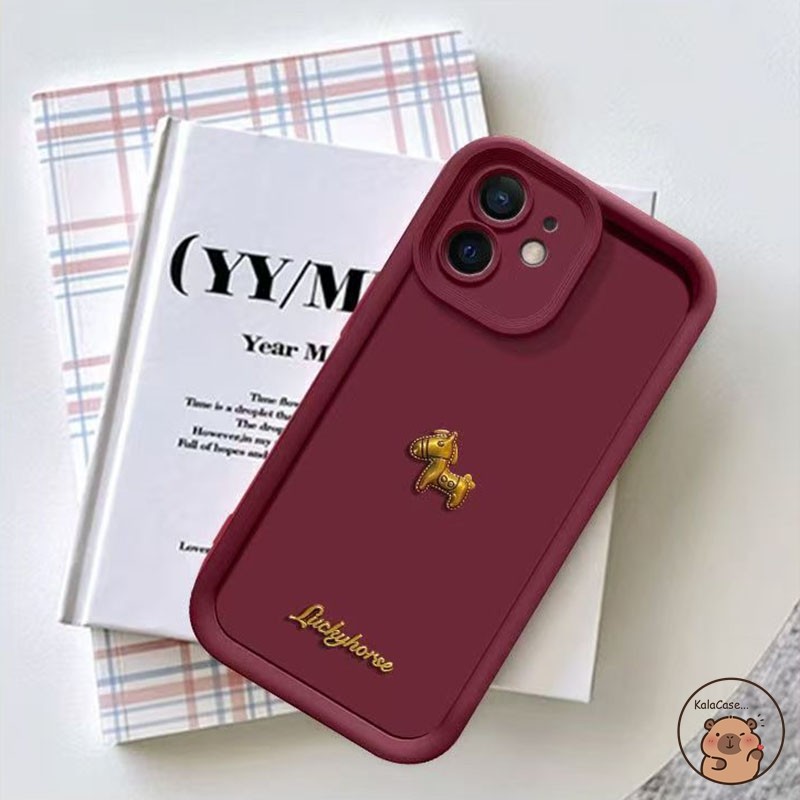 สําหรับ OPPO A5 A5i Pro A5s A3s A2X A1X A1 A97 A92S A83 เคสโทรศัพท์ 2026 3D สเตอริโอ Golden Lucky Ho