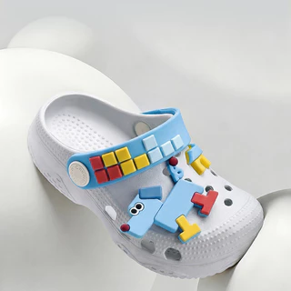 Cheerful Mario 13-20ซม Slipper เด็ก การ์ตูน รองเท้าแตะหมาเด็ก หลายสี รองเท้ารัดส้นเด็กเล็ก