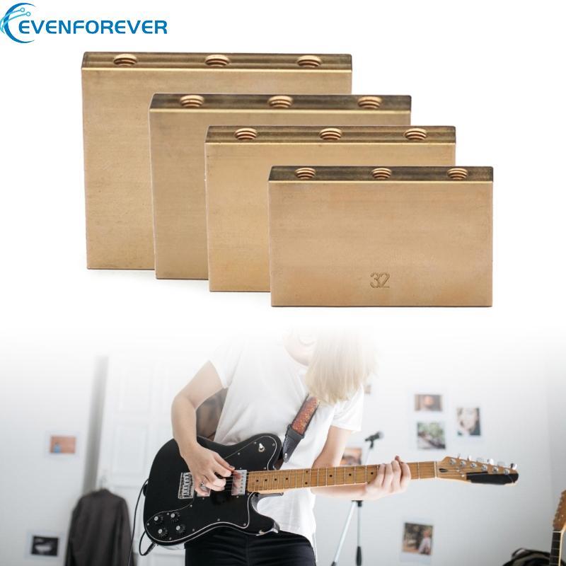 EV มาตรฐาน Tremolo Block ทองเหลือง 44 5 มม.กีตาร์ไฟฟ้า Tremolo Block String Spacing