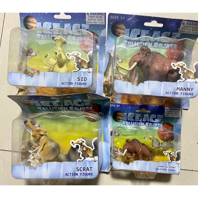 กระรอก Heedmaniago Sloth Mammoth Ice Age Ice Age เครื่องประดับของเล่นรุ่นตกแต่ง