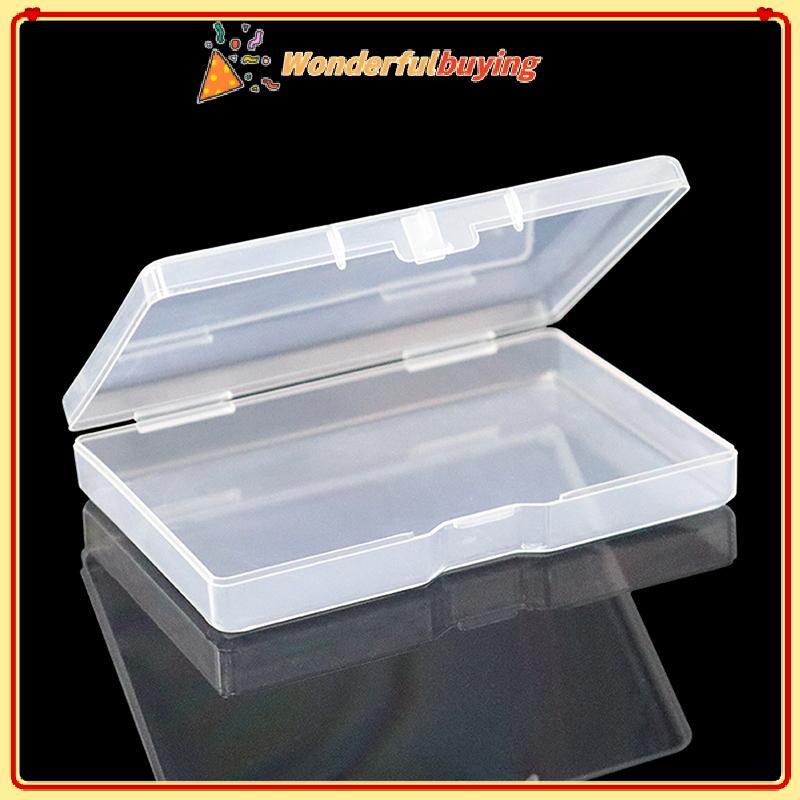 WBTH 10ชิ้นสี่เหลี่ยมโปร่งใสกล่องพลาสติกเครื่องประดับการ์ดเครื่องเขียนกล่องเก็บรายการขนาดเล็กกล่องเก็บ พระสาบาน - รูปที่ 6