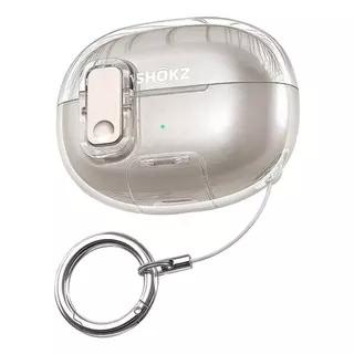 สําหรับ SHOKZ OpenDots ONE ฝาครอบ TPU ใสกันกระแทกอุปกรณ์ป้องกันพร้อมชุดทําความสะอาดและพวงกุญแจ