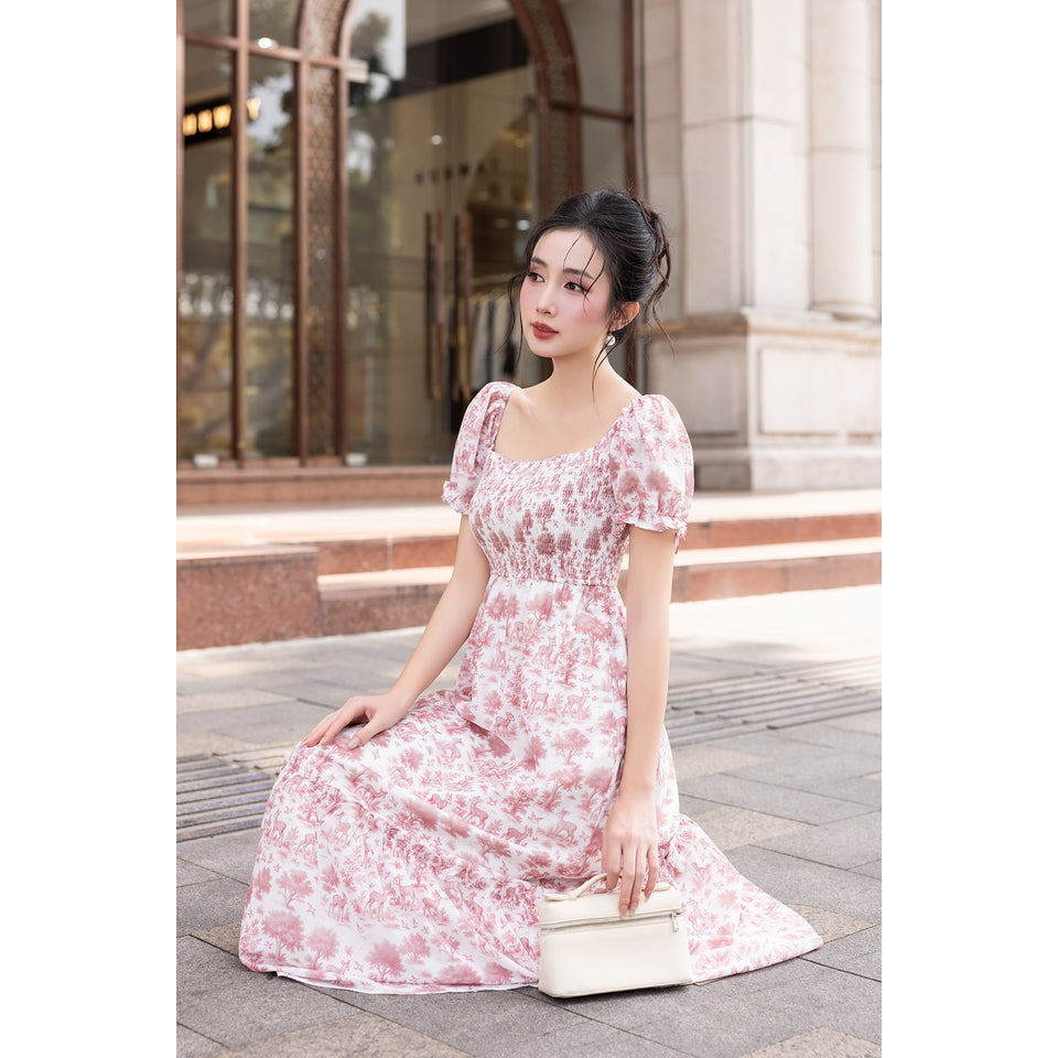 ชุด DEAR FAWN TOILE สีแดง