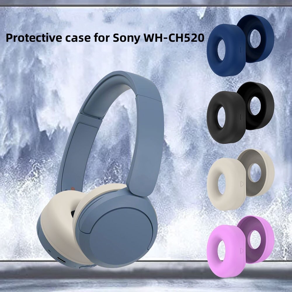 เหมาะสําหรับฝาครอบป้องกันฝุ่นซิลิโคนป้องกันชุดหูฟัง Sony WH-CH520
