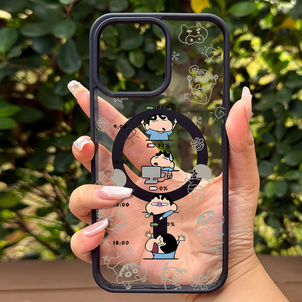เคสโทรศัพท์แม่เหล็ก Xiaoxin สำหรับ iPhone 13 Pro/11/12 Pro Max/14/15/16 Plus เคสแม่เหล็กคุณภาพสูง ช่วยปกป้องเลนส์กล้อง