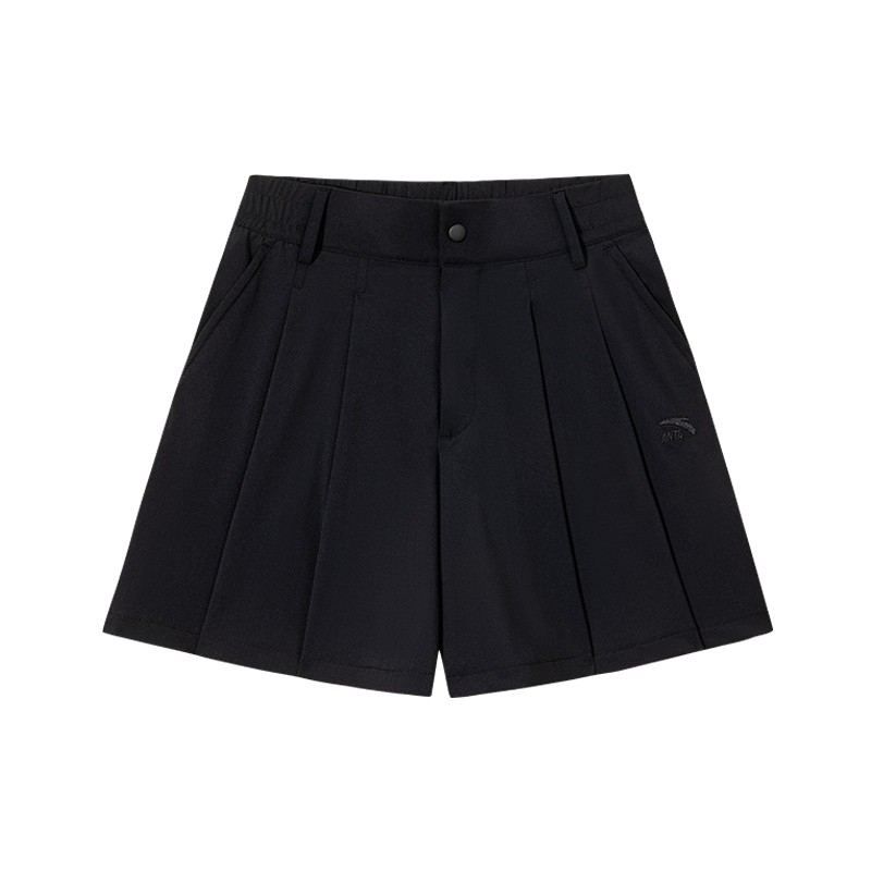 ANTA Women Retro Knitted Shorts กางเกงขาสั้น Loose-Fit Breathable 1625E8317 Official Store