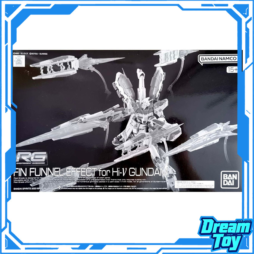 เอฟเฟกต์ช่องทาง Bandai RG Fin สําหรับ Hi- กันดั้ม | Mobile Suit Gundam: Chars Counterattack | อุปกรณ