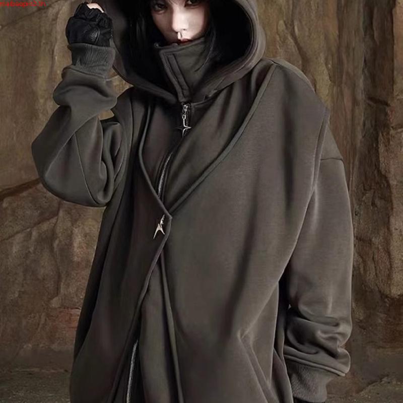 แฟชั่นhoodieแจ็คเก็ตสําหรับชายอเมริกันhoodieแจ็คเก็ตunisexหลวมhigh Streetเสื้อสเวตเตอร์ถักสําหรับผู้