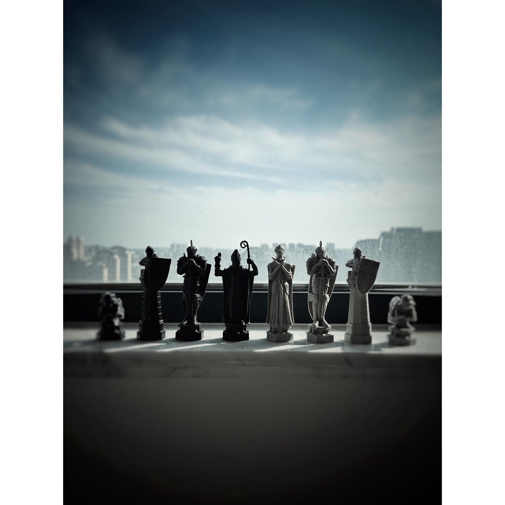 ขายจํานวนมาก Harry Potter Wizard Chess Chess Medieval War Chess Model Sculpture Jewelry