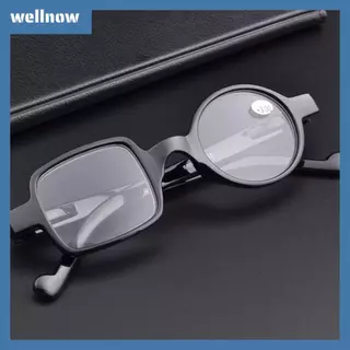 WELLNOW แว่นขยาย พลังขยาย 1.0x - 3.5x พับได้ง่าย กรอบทรงสี่เหลี่ยมกลม