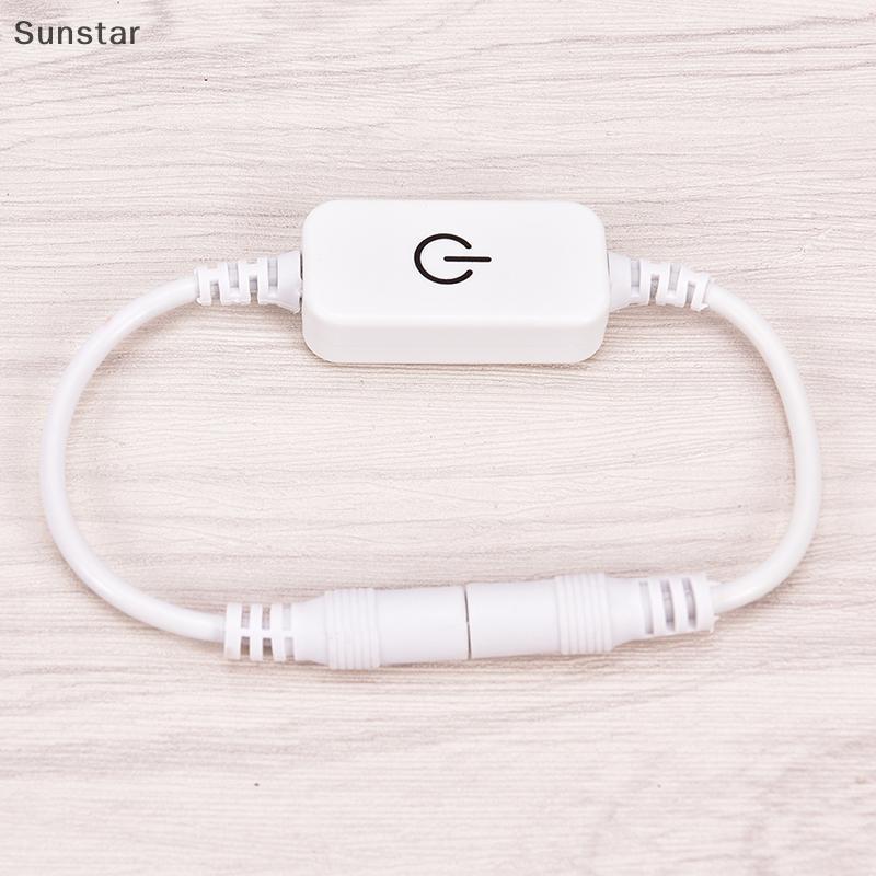 Sunstar LED Dimmer 4A 12V-24V สําหรับแถบ LED สีเดียว Touch เปิด/ปิด Dimmer