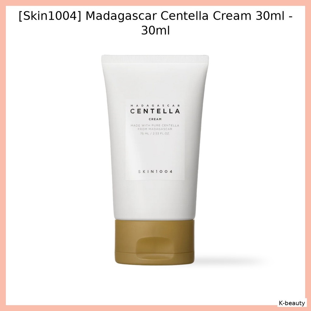 [Skin1004] Madagascar Centella Cream 30ml - 30ml / ครีม Centella เกาหลี / สูตรบางเบา by K-beauty