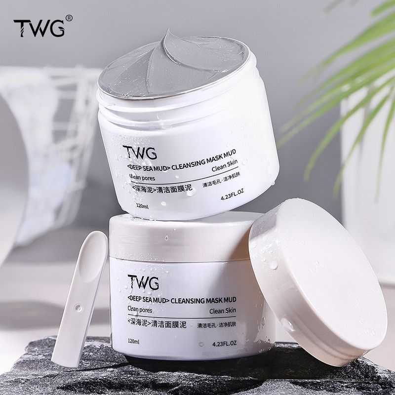 TWG Deep Sea Mud Cleansing Mask Mud , Moi TWG Deep Sea Mud Cleanser Mask โคลนทําความสะอาด Moisturizi