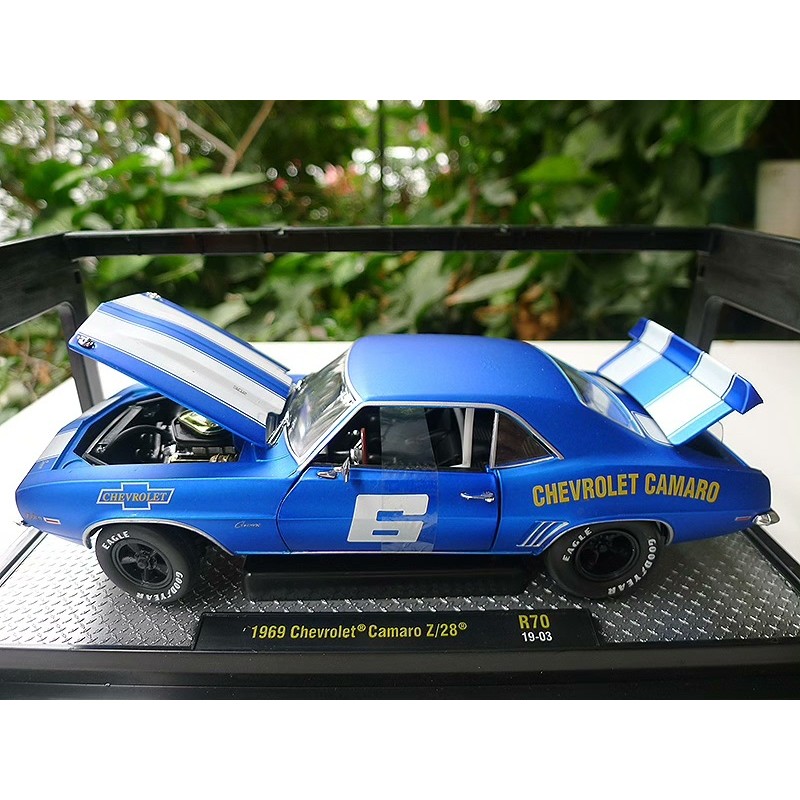 [สต๊อกพร้อม] Chevrolet Camaro Z28 R70 Coca Cola Coca-Cola Racing รุ่น M2 1: 24 [Baby Scale]: 1: 24 [