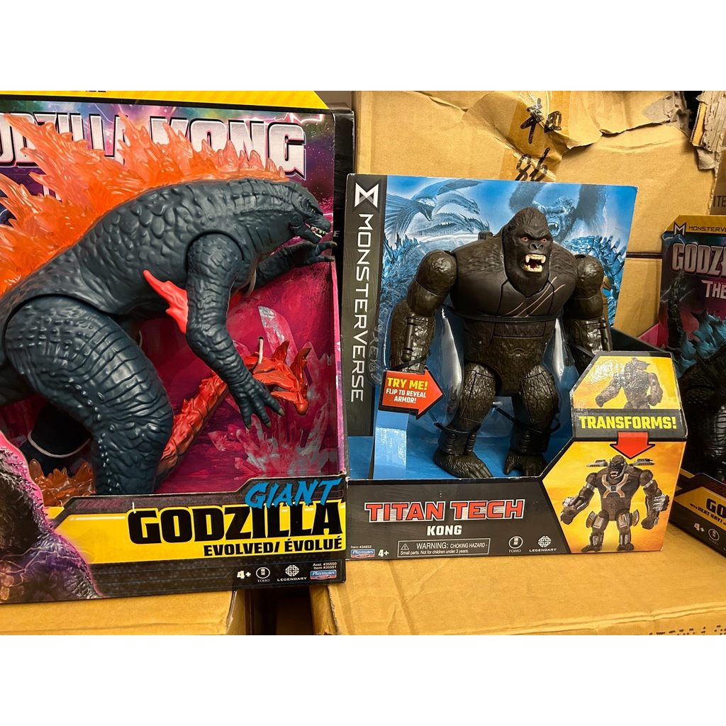 [คลังสินค้าพร้อม] สีสัน Star Godzilla vs King Kong วิวัฒนาการขนาดใหญ่ Godzilla Transformers Godzilla
