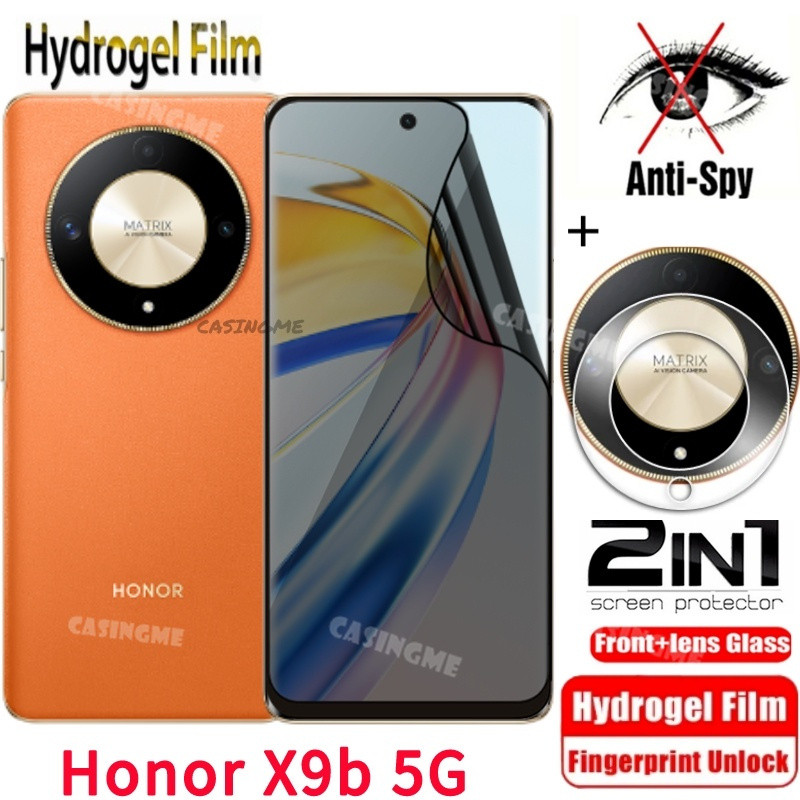 Honor X9d 5G 2023 Softความเป็นส่วนตัวHydrogelฟิล์มAnti-Spyคลุมทั้งหมดป้องกันหน้าจอAnti Peekความเป็นส