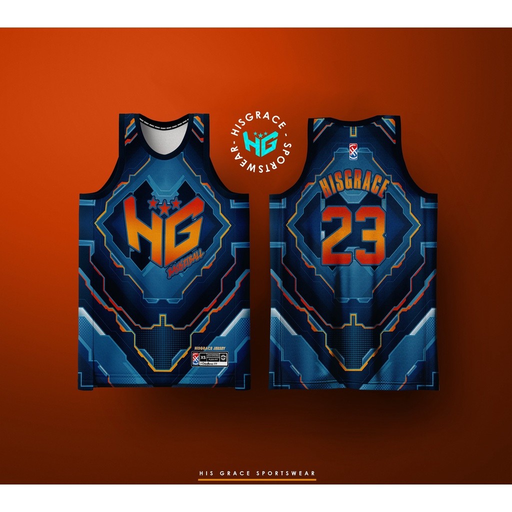 82 HG METAL ORANGE CONCEPT JERSEY FULL SUBLIMATION JERSEY