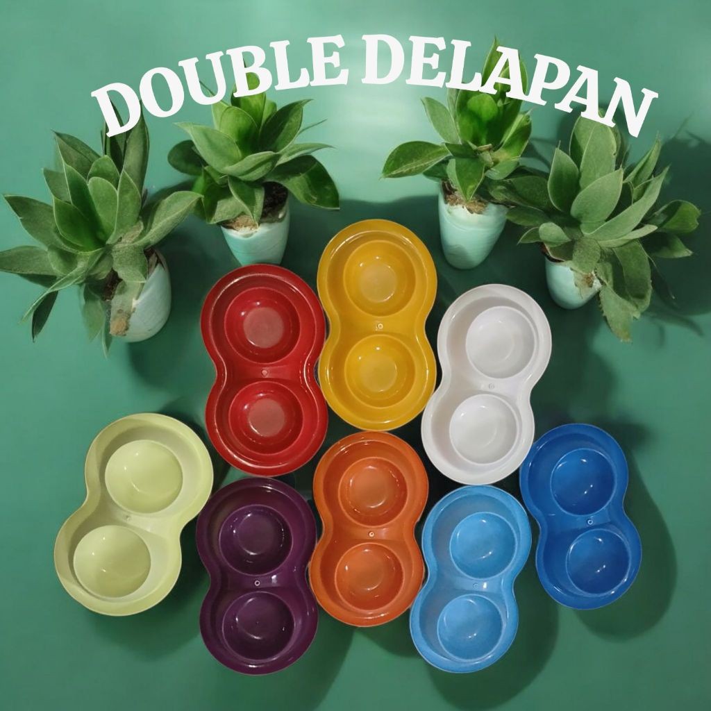 DOUBLE Anti-Ant ที่วางอาหารแมวและสุนัข