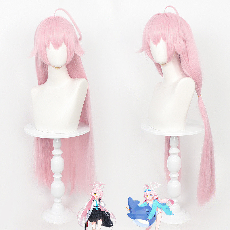 Blue Archive Project MX Takanashi Hoshino Cosplay Wig Realistic Scalp Top One-Piece Double Braids Lo