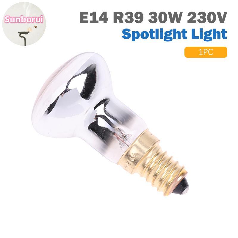 Sunborui 1 PC เปลี่ยนโคมไฟ Lava E14 R39 30W 230V Spotlight สกรูหลอดไฟ Clear Reflector Spot หลอดไฟ Mo