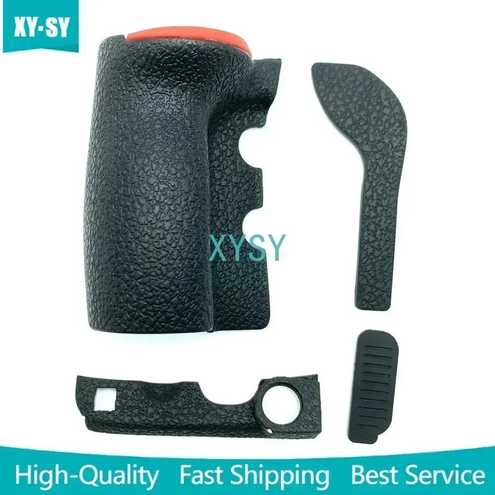 4PCS ใหม่สําหรับ Nikon D850 Grip + ด้านซ้าย + Thumb ฝาครอบยางยางผิวเปลี่ยนชิ้นส่วน