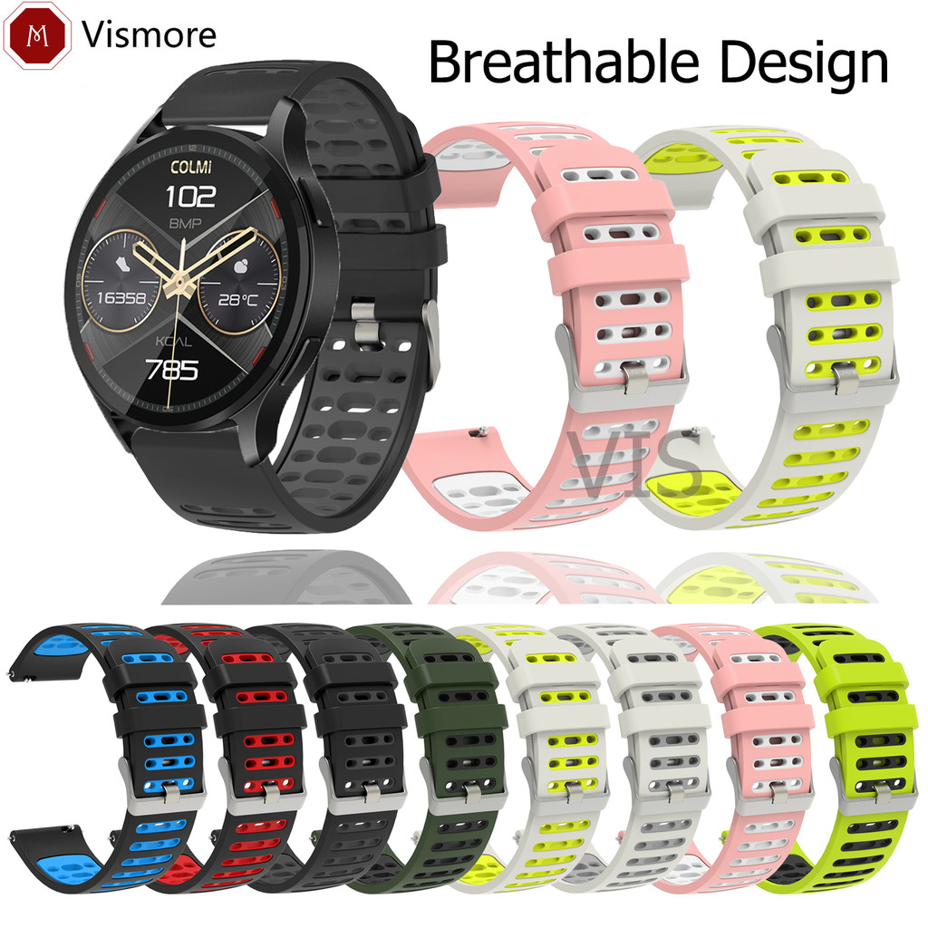 สายรัดซิลิโคนอ่อนนุ่มสําหรับ COLMI P60/P68/P78/P82/P8/P9/P28/P73/P76/P81 Plus Pro Land 2S/C81/C8/M41