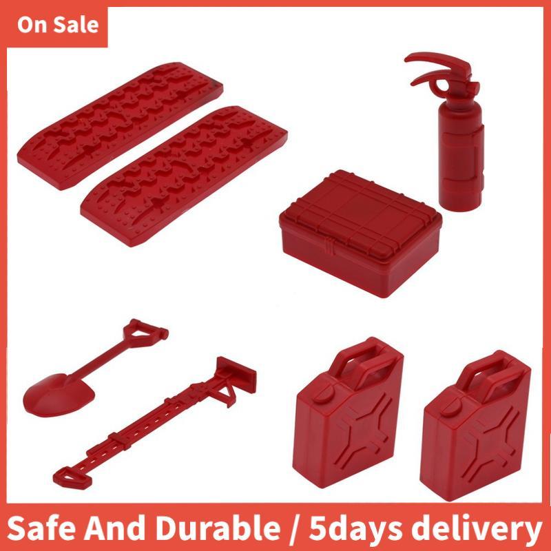 8 ชิ้นจําลองพลั่วทรายบันไดถังดับเพลิงสําหรับ MN D90 MN99S Fayee FY003 RC รถตกแต่งอะไหล่