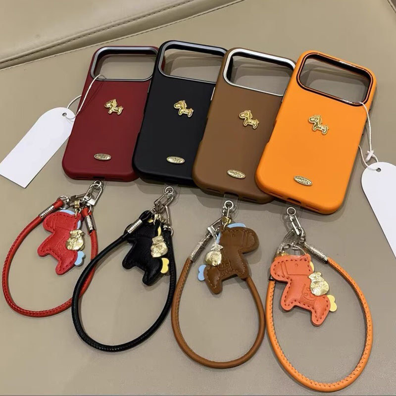 สําหรับ Samsung Galaxy S26 S25 Ultra S24 Plus S23 FE S22 S21 S20 หมายเหตุ 20 4G 5G ฝาครอบม้าเชือกเส้นเล็กโซ่กันกระแทกหนัง Jelly นุ่มปลอกโทรศัพท์