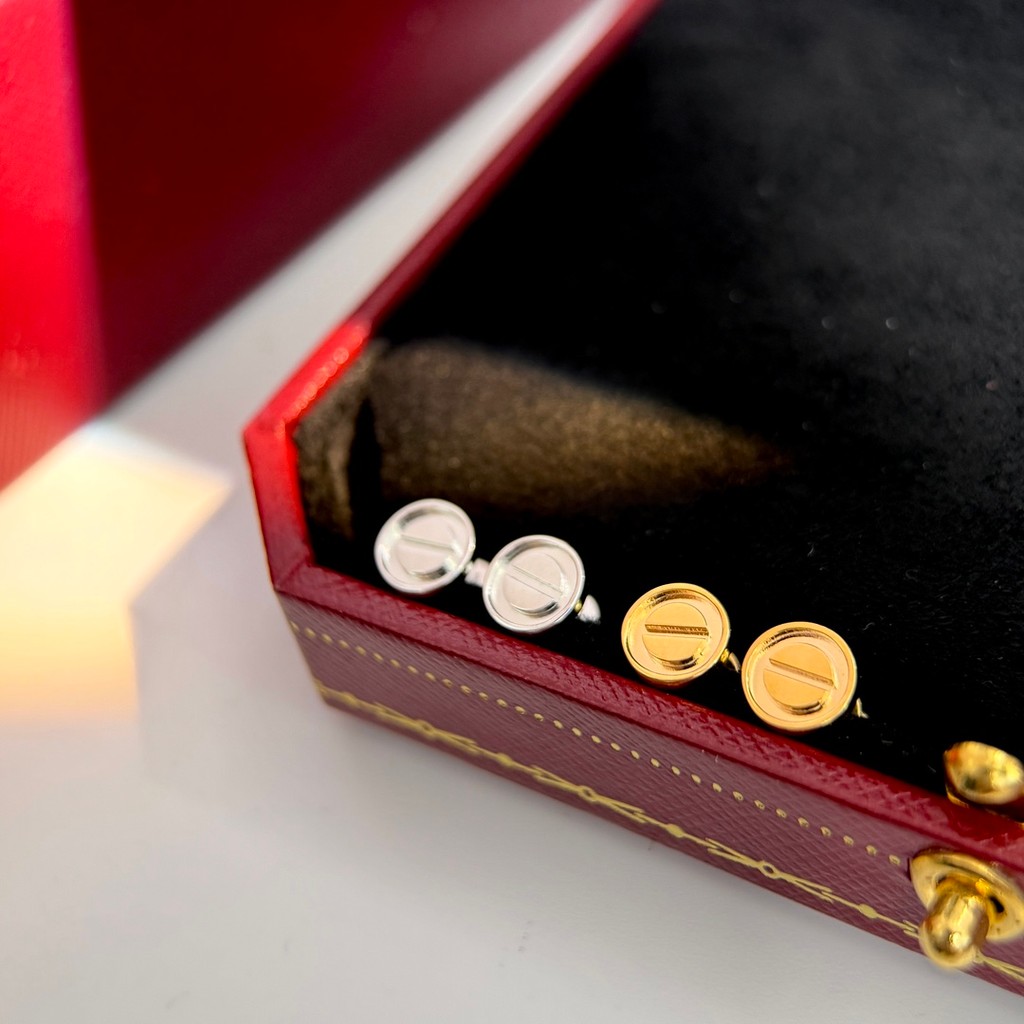 ต่างหูสตั๊ด 18k - AU750 สไตล์คลาสสิก