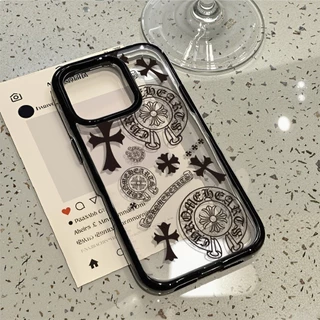 เคสโทรศัพท์ สำหรับ iPhone 11 13 16 ProMax 17 Case iPhone 13 14 15 ProMax 13 ProMax อะคริลิค 2 in 1 การ์ตูนน่ารัก ดอกไม้