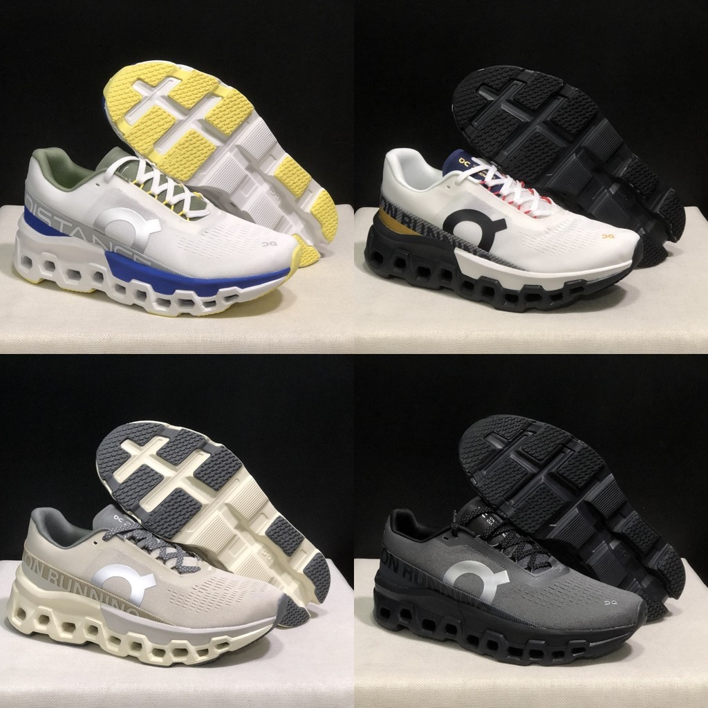 On Running On Cloud Monster 2.0 รองเท้าวิ่งสําหรับผู้ชายและผู้หญิงรองเท้าผ้าใบน้ําหนักเบาเบาะสบายๆ 3