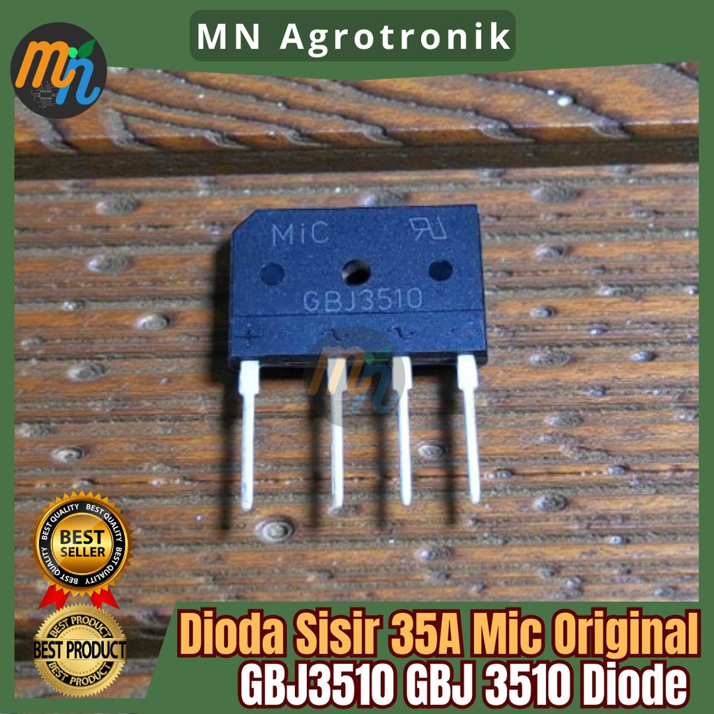 หวีไดโอด 35A GBJ3510 GBJ 3510 ไดโอดไมโครโฟนเดิม