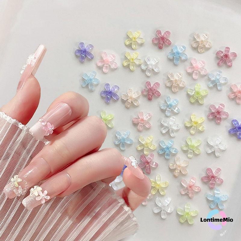 LontimeMio] 50 ชิ้นดอกไม้เล็บ Charms เรซิ่นเล็บ Charms ตกแต่ง 3D Jelly ดอกไม้ Decals ฤดูร้อนเล็บอุปกรณ์เสริม Salon Supply DIY ใหม่ ราคา ถูกที่สุด ดีลบีเคเค แกลเลอรีภาพที่ 8
