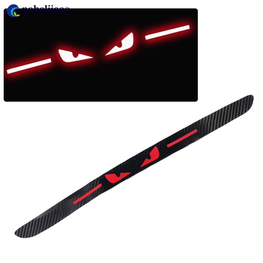 NOBELJIAOO สติกเกอร์รถไฟท้ายไฟเบรคโคมไฟรถ Hawkeye Protector สติกเกอร์คาร์บอนไฟเบอร์อุปกรณ์เสริมสําหร