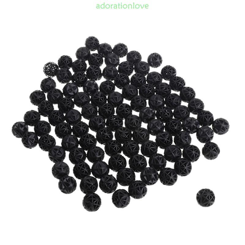 Ador 100 ชิ้น Bio Balls กรอง Media 0 6 นิ้วขนาดเล็ก Bio สําหรับ Pond Filter Bio Balls เหมาะสําหรับ P