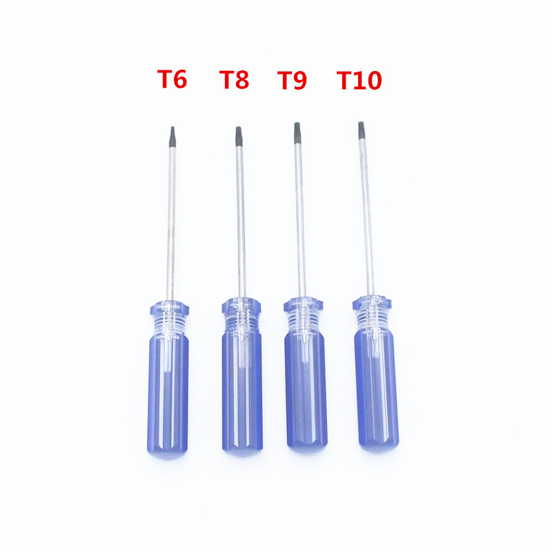 คู่มือ Torx T8/T10 สกรูเกมคอนโซลถอดชิ้นส่วนซ่อมเครื่องมือคู่มือ Torx T8/T10 สกรูรู aoyxl71681347. ขอ