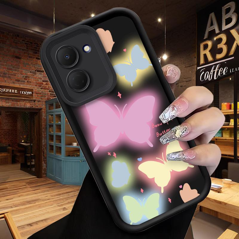 สําหรับ Tecno Spark GO 3 Spark GO 2 Spark Go 1Hollow out ผีเสื้อเคสโทรศัพท์ Techno Spark GO3 GO2 Go1