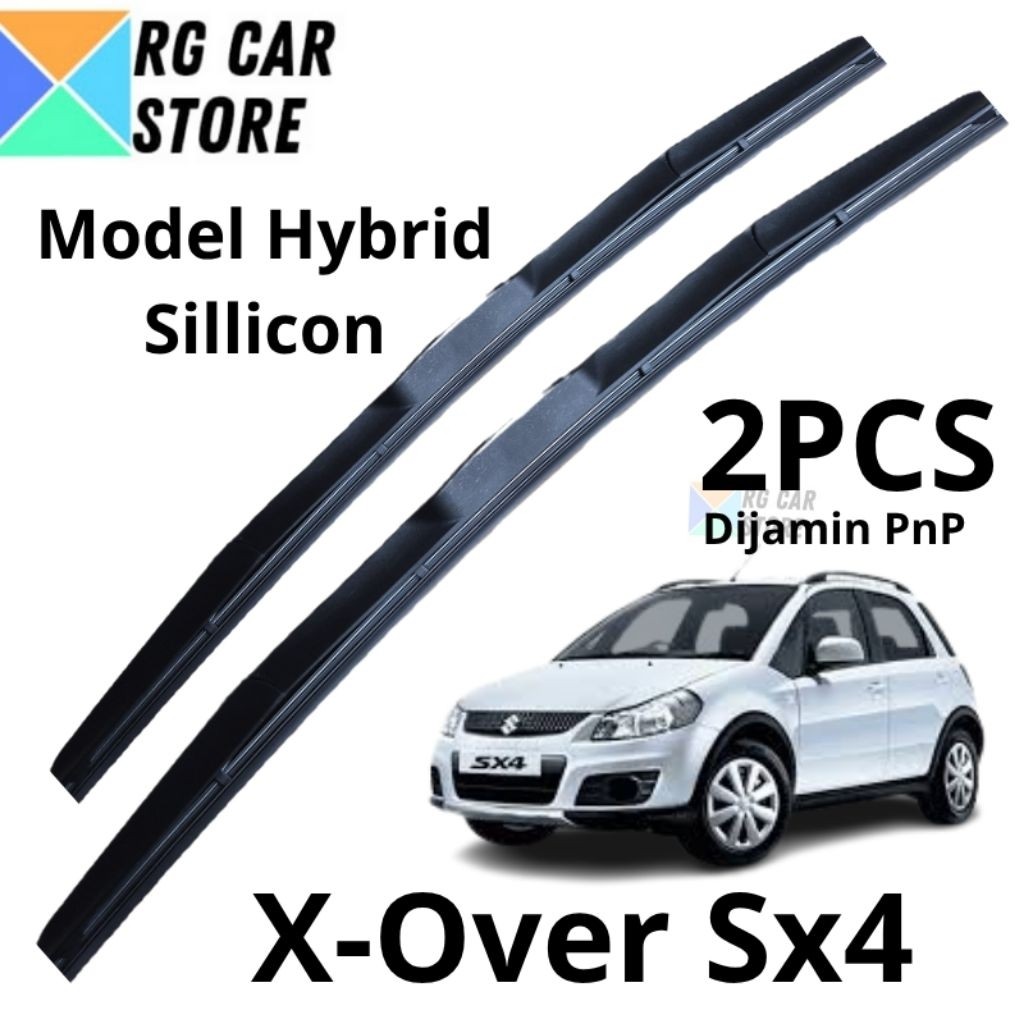 ที่ปัดน้ําฝน X-Over Sx4 2 ชิ้น Hybrid Silicon Original Onami PnP Suzuki X-Over Sx4
