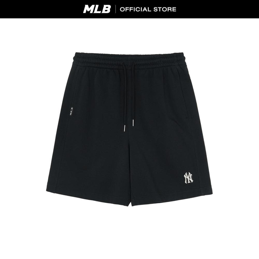 MLB กางเกงขาสั้น ยูนิเซ็กส์ Basic Small Logo 7-Inch Shorts รุ่น 3ASPB0154 50BKS สีดำ
