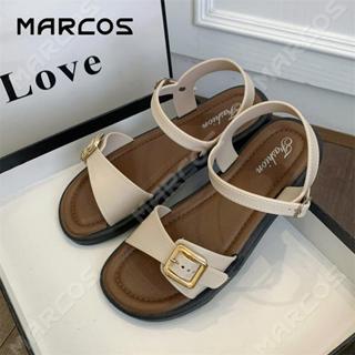 MARCOS รองเท้าแตะผู้หญิงพื้นนุ่มน้ำหนักเบาวัสดุ PVC ป้องกันล…